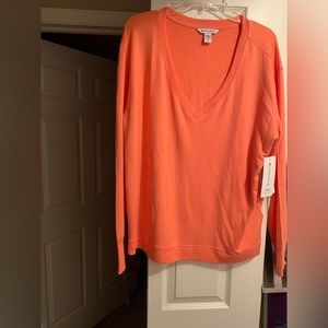 NWT Athleta Seasoft V-Neck Sweatshirt Size 1X